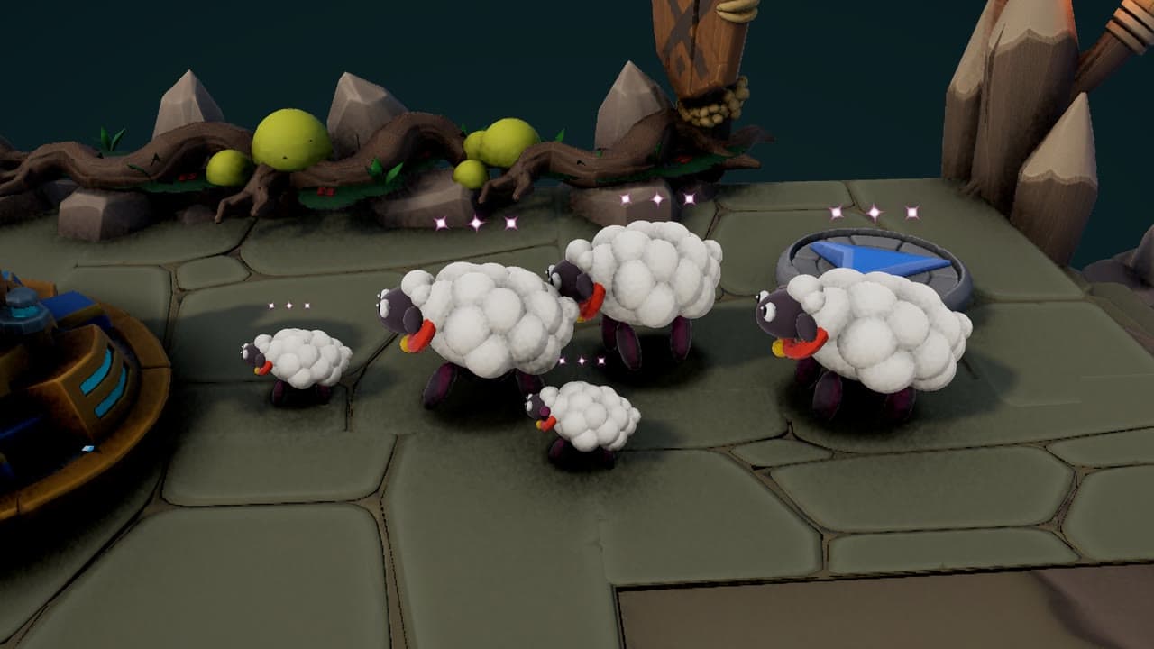 Polymorph: the enemy army becomes a flock of sheep.